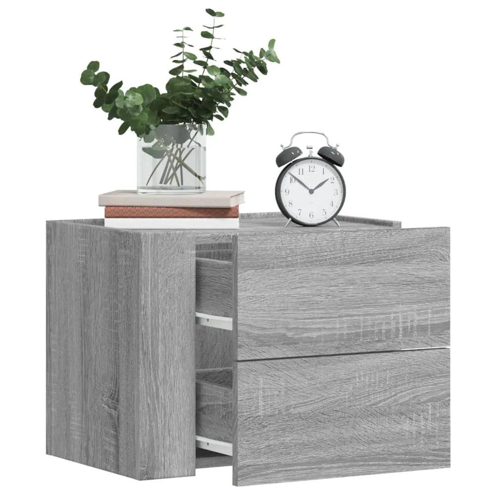 Wall-mounted Bedside Cabinet White 45x30x35 cm - Bedside Table from vidaXL