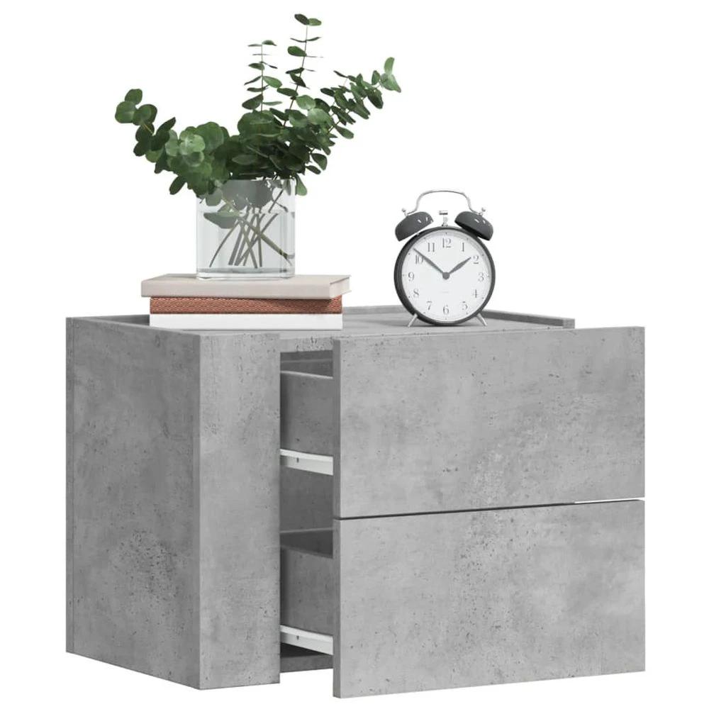 Wall-mounted Bedside Cabinet White 45x30x35 cm - Bedside Table from vidaXL