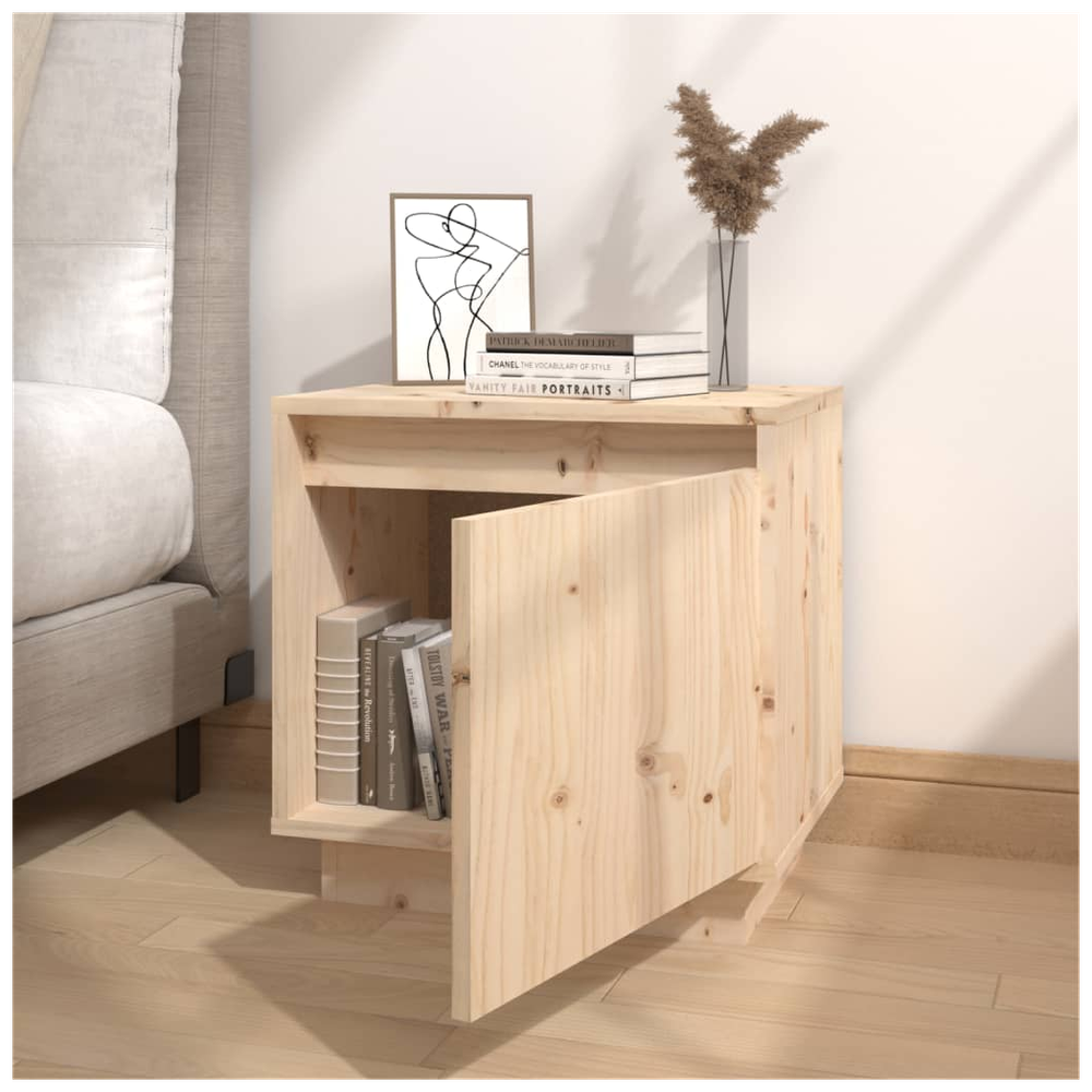 Bedside Cabinet 40x30x40 cm vidaXL Solid Wood Pine by vidaXL