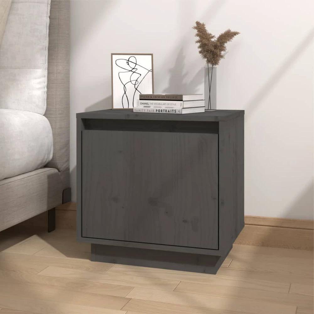 Bedside Cabinet 40x30x40 cm vidaXL Solid Wood Pine by vidaXL