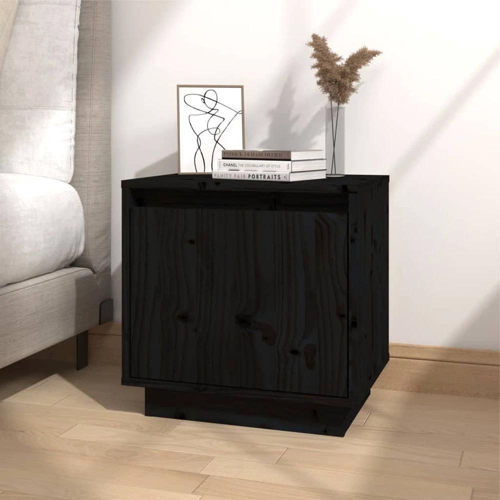 Bedside Cabinet 40x30x40 cm vidaXL Solid Wood Pine by vidaXL