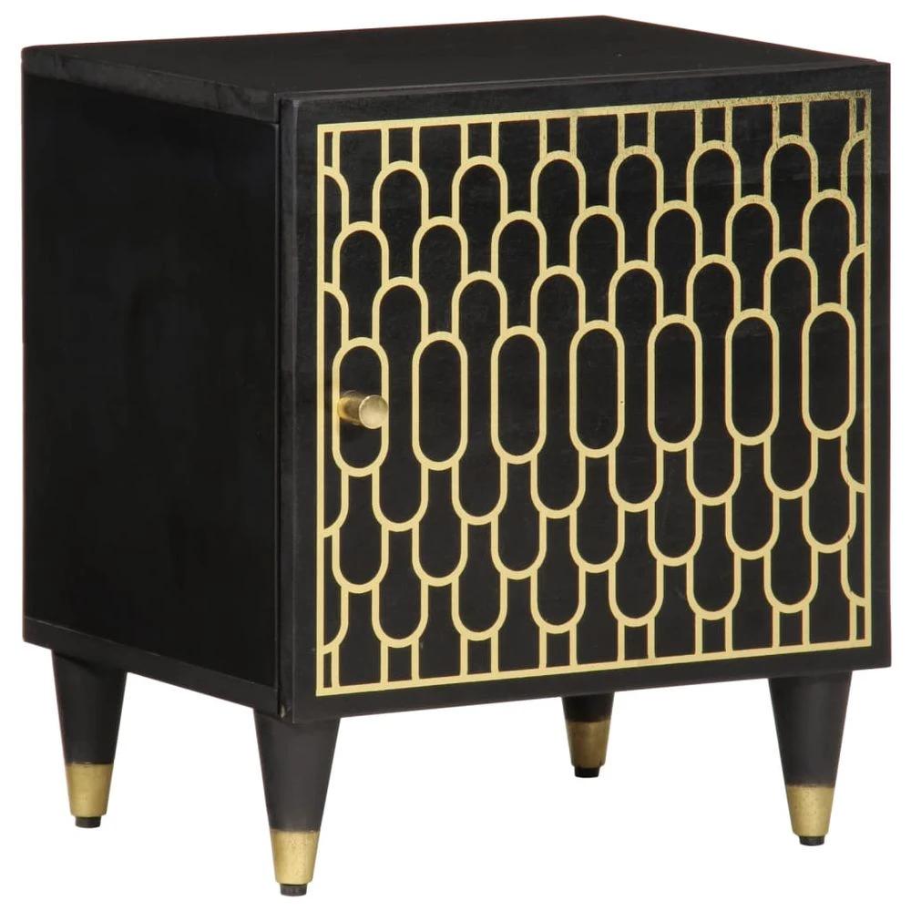Bedside Cabinet 40x33x46 cm vidaXL Solid Wood Mango by vidaXL