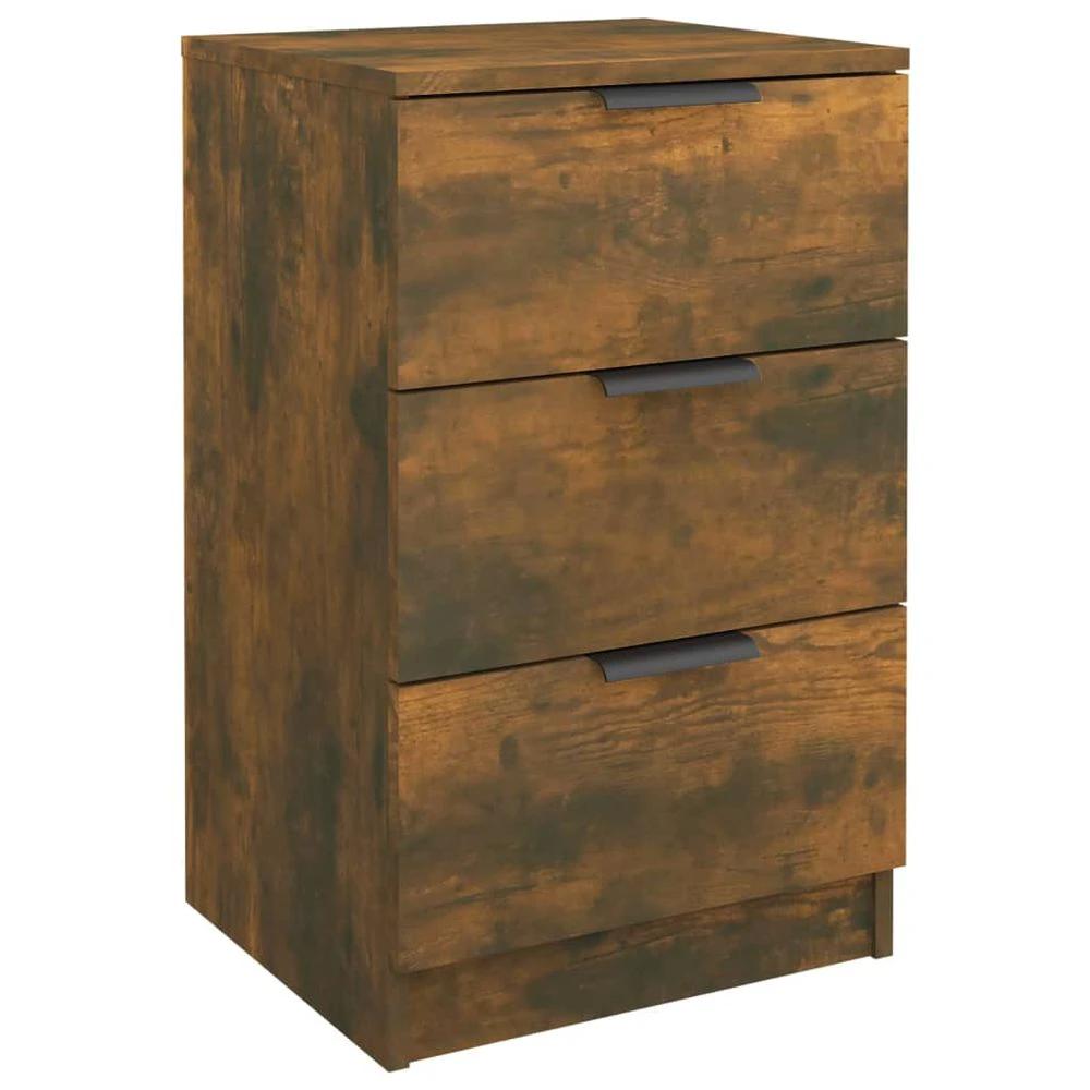 Bedside Cabinet Smoked Oak 40x36x65 cm vidaXL by vidaXL