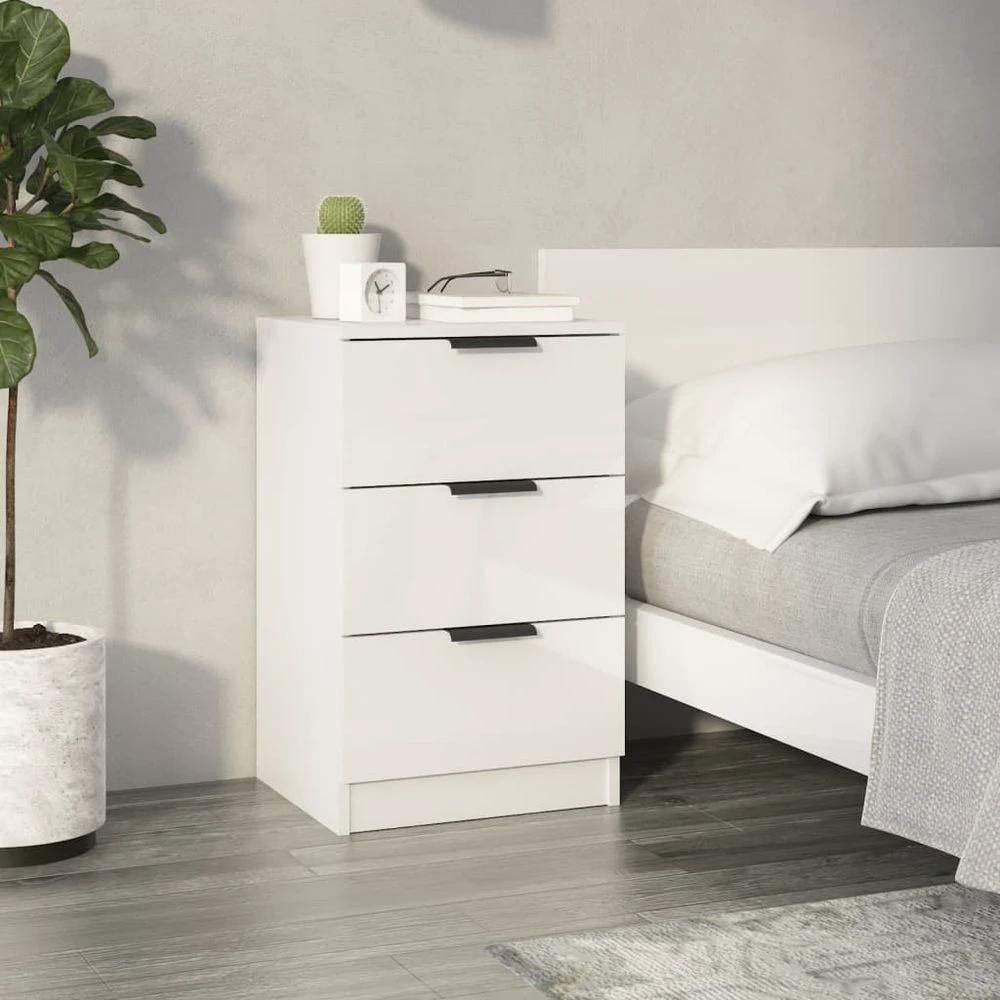 Bedside Cabinet Smoked Oak 40x36x65 cm vidaXL by vidaXL