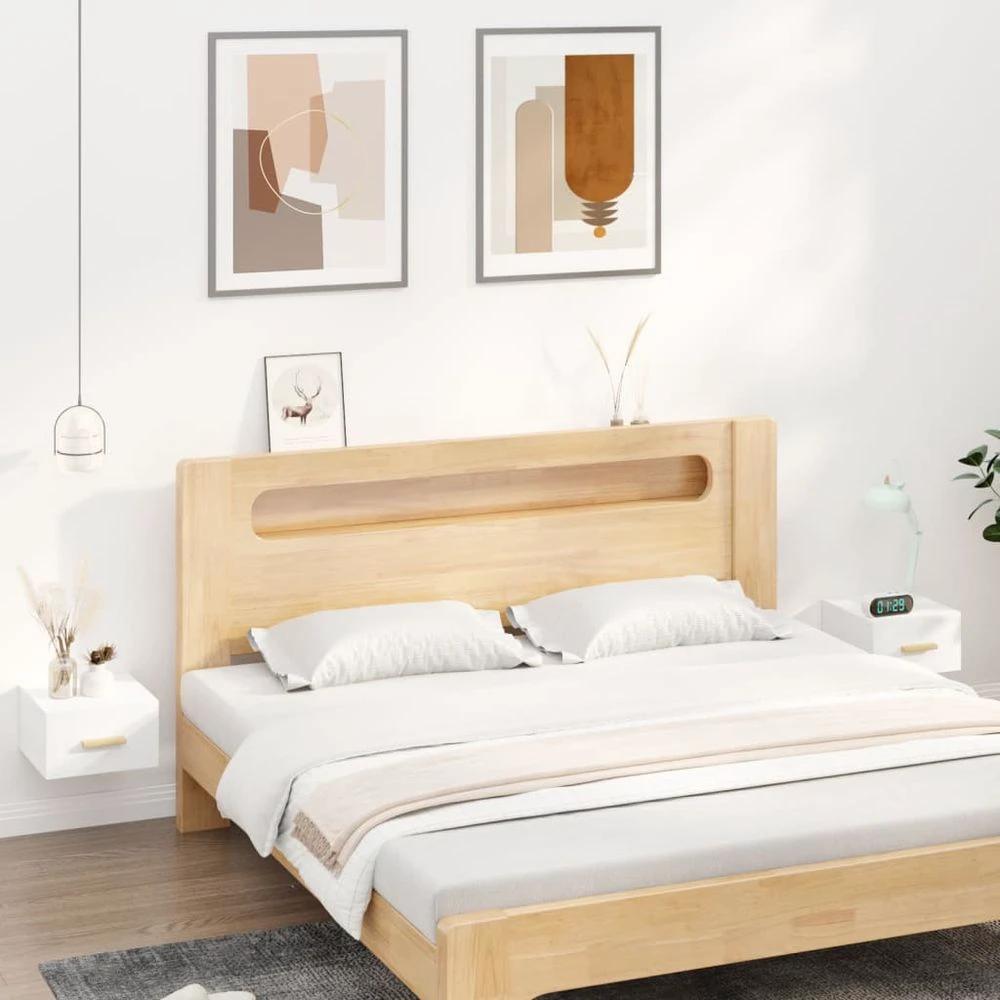 Wall-mounted Bedside Cabinets 2 pcs Smoked Oak 35x35x20 cm by vidaXL