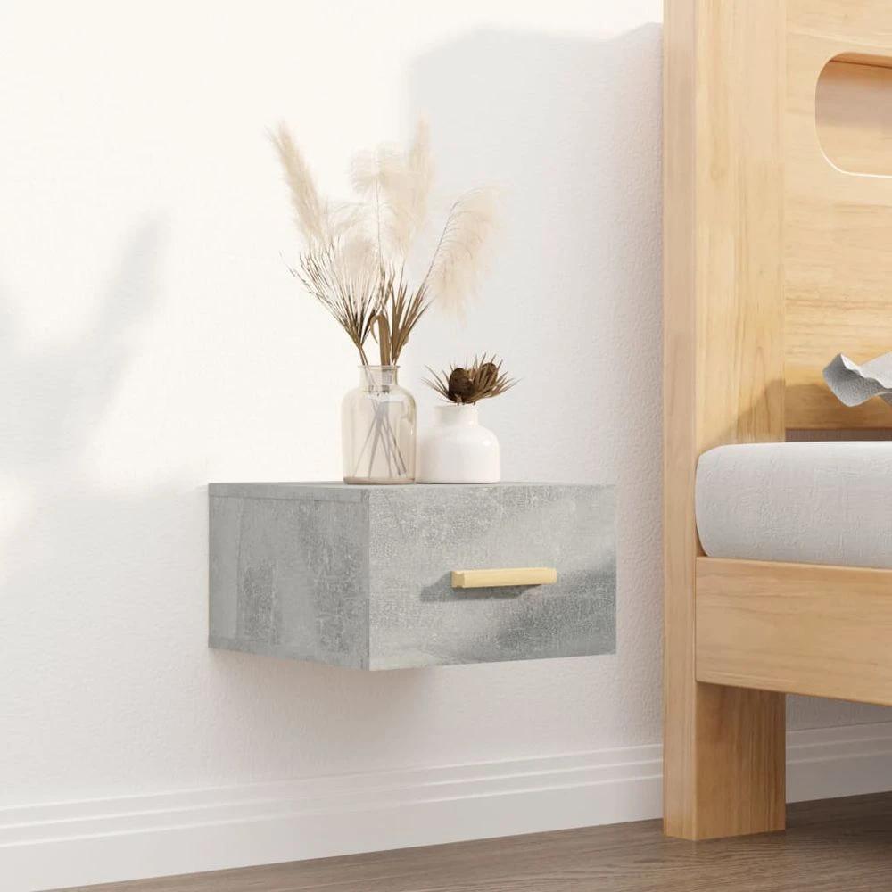 Wall-mounted Bedside Cabinets 2 pcs Smoked Oak 35x35x20 cm by vidaXL