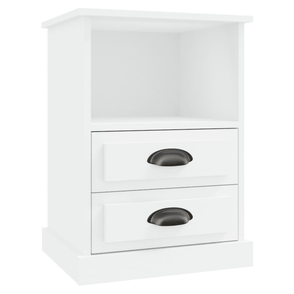 Bedside Cabinet White 43x36x60 cm vidaXL by vidaXL