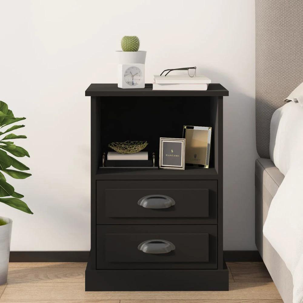vidaXL Bedside Cabinet White 43x36x60 cm vidaXL - Nightstands Bedside Table