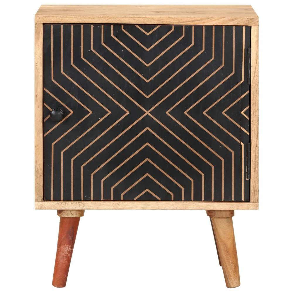 vidaXL Bedside Cabinet 40x30x50 cm vidaXL Solid Acacia Wood - Nightstands Bedside Table