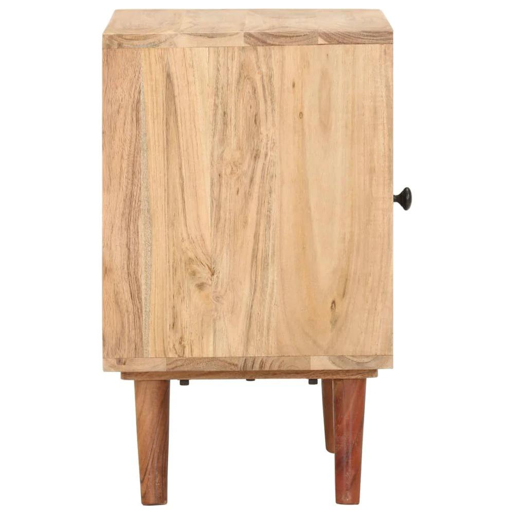 vidaXL Bedside Cabinet 40x30x50 cm vidaXL Solid Acacia Wood - Nightstands Bedside Table
