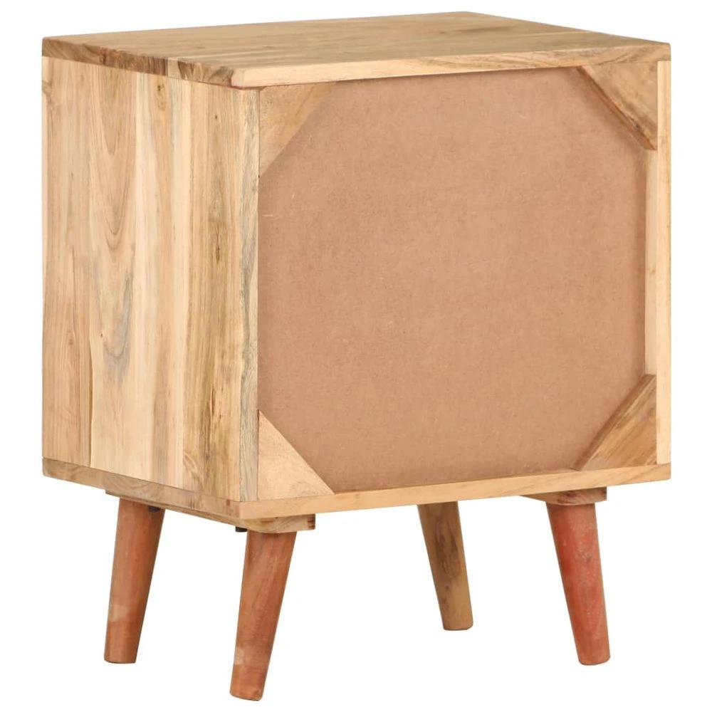 vidaXL Bedside Cabinet 40x30x50 cm vidaXL Solid Acacia Wood - Nightstands Bedside Table