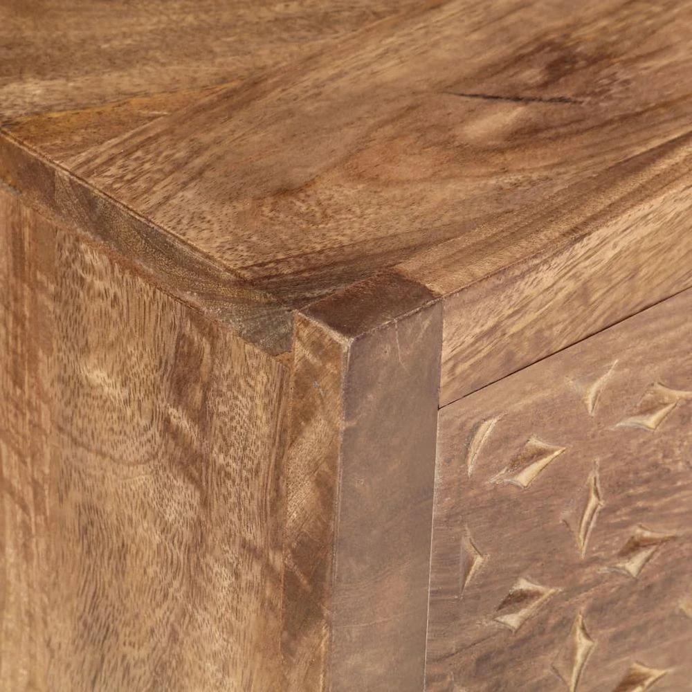 Bedside Cabinet 40x30x50 cm vidaXL Solid Mango Wood by vidaXL