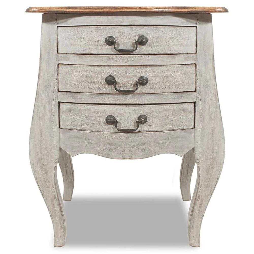 Bedside Cabinet Solid Reclaimed Wood vidaXL 48x35x64 cm by vidaXL