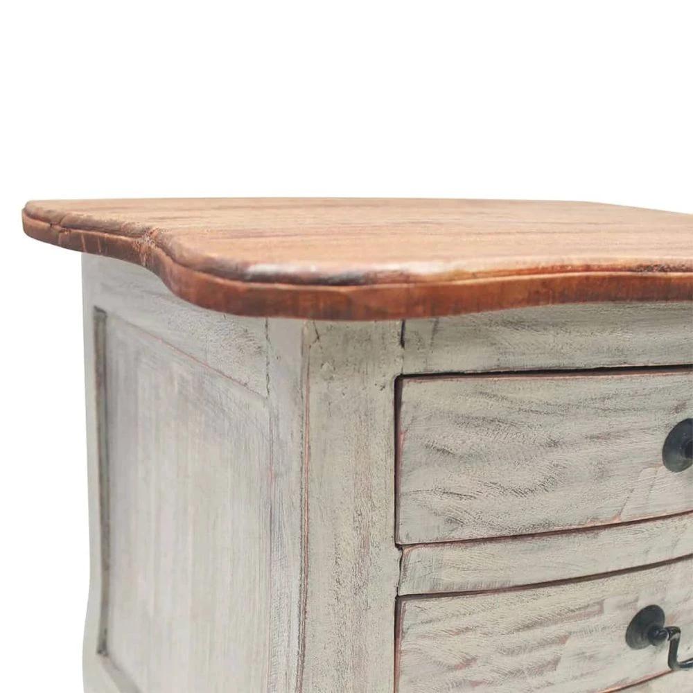 Bedside Cabinet Solid Reclaimed Wood vidaXL 48x35x64 cm by vidaXL