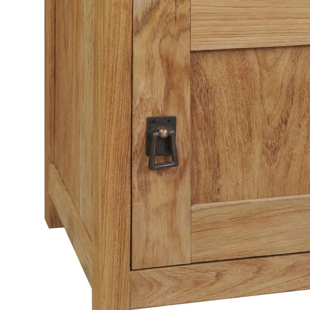 Bedside Cabinet Solid Teak 40x30x50 cm vidaXL by vidaXL