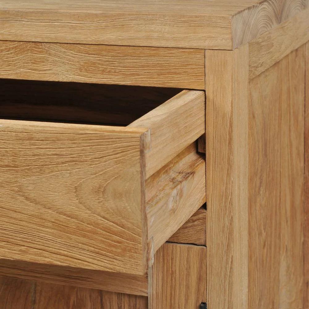 vidaXL Bedside Cabinet Solid Teak 40x30x50 cm vidaXL - Nightstands Bedside Table
