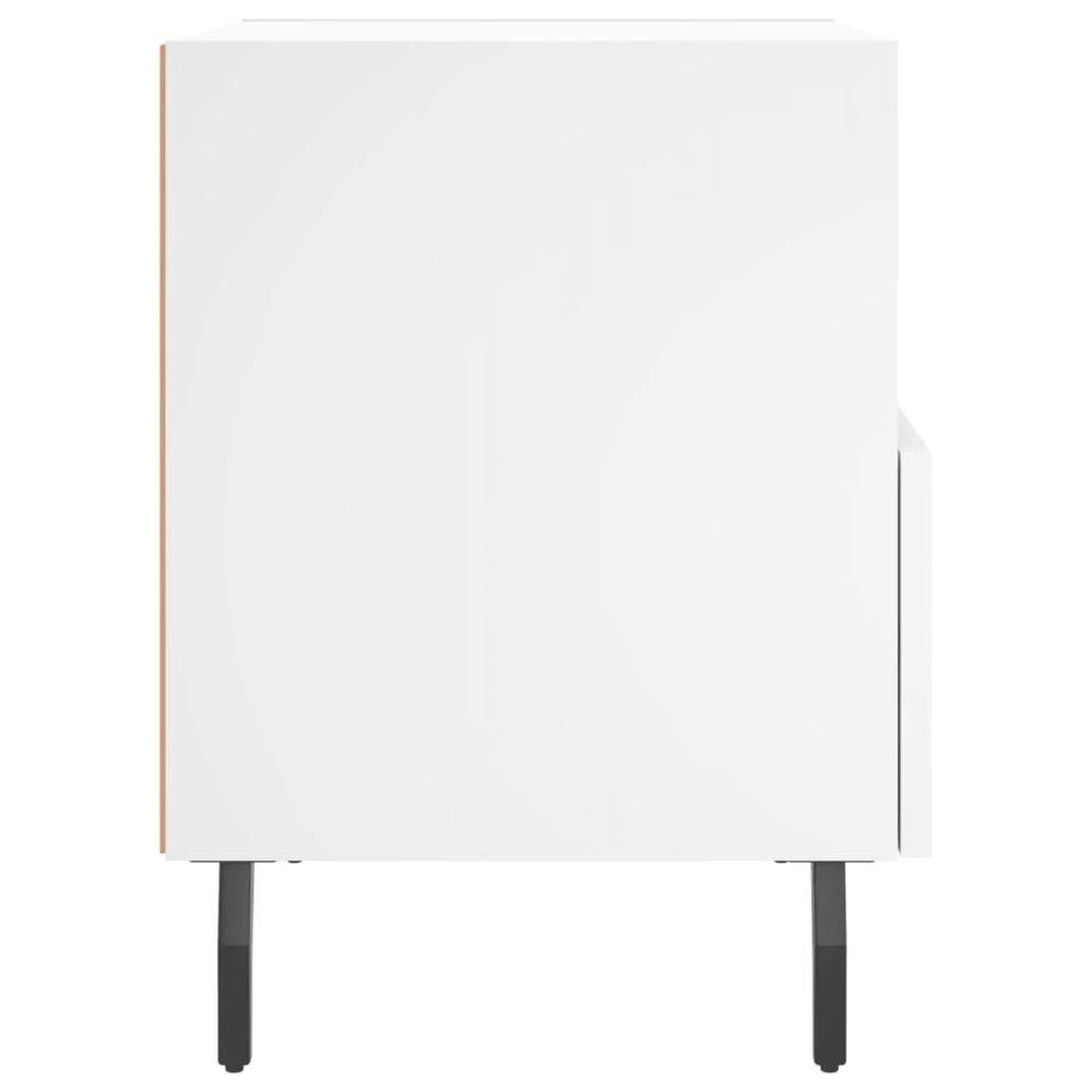 vidaXL Bedside Cabinet White 40x35x47.5 cm vidaXL Engineered Wood - Nightstands Bedside Table