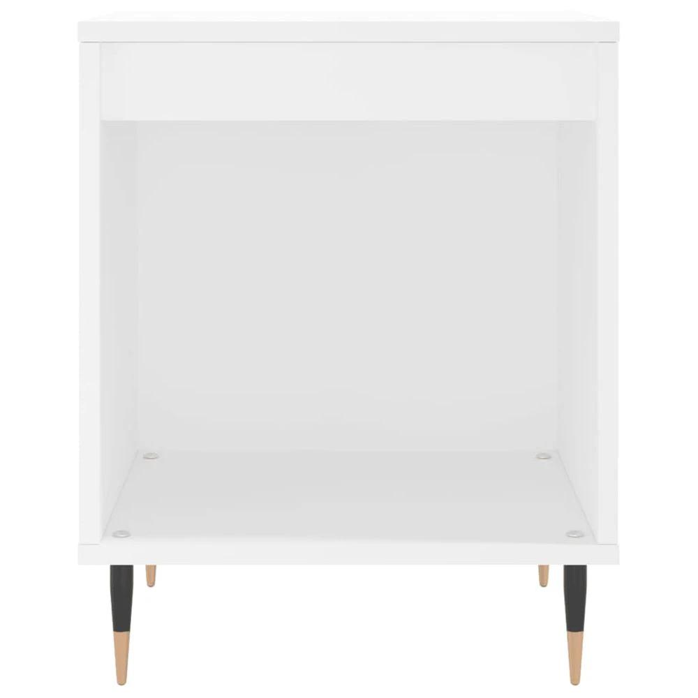 vidaXL Bedside Cabinet White 40x35x50 cm vidaXL Engineered Wood - Nightstands Bedside Table