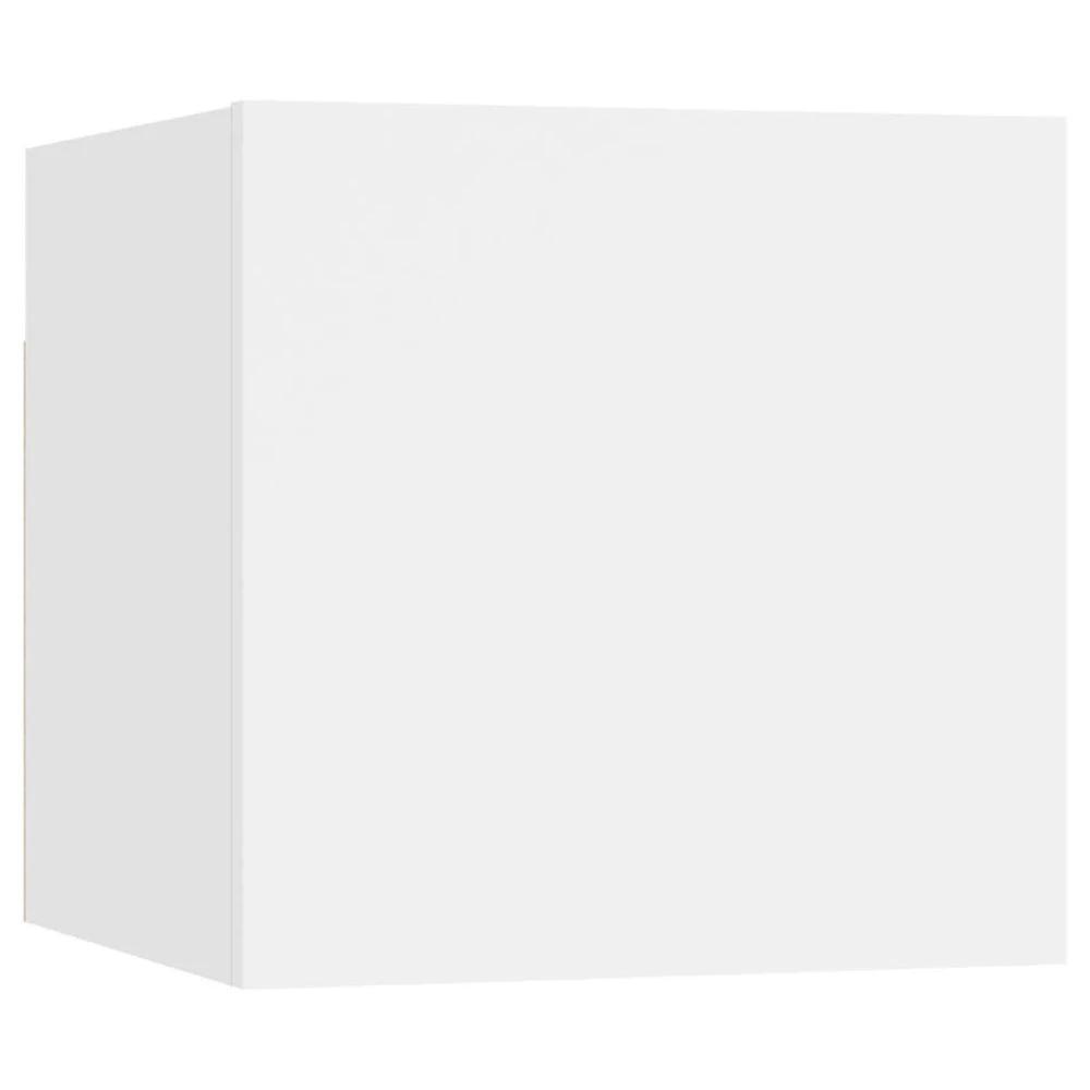 vidaXL Bedside Cabinet White 30.5x30x30 cm vidaXL Engineered Wood - Nightstands Bedside Table