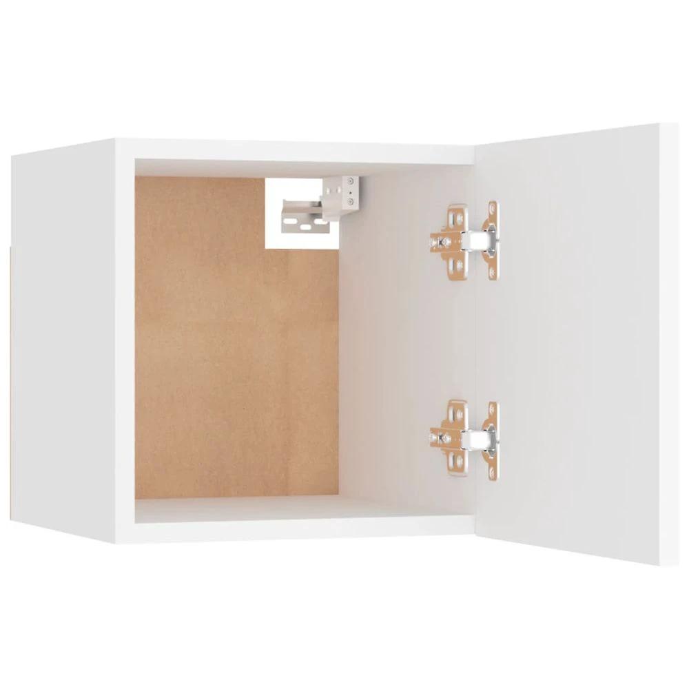 vidaXL Bedside Cabinet White 30.5x30x30 cm vidaXL Engineered Wood - Nightstands Bedside Table