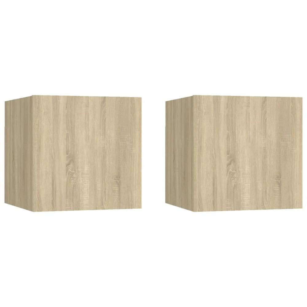 vidaXL Bedside Cabinet White 30.5x30x30 cm vidaXL Engineered Wood - Nightstands Bedside Table