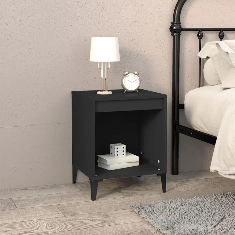 Bedside Cabinet White 40x35x50 cm vidaXL by vidaXL