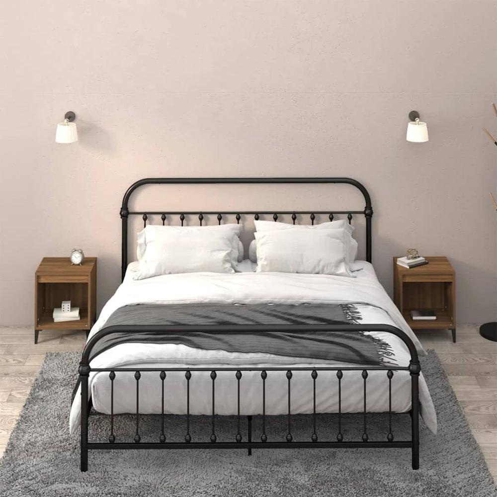 Bedside Cabinet White 40x35x50 cm vidaXL by vidaXL