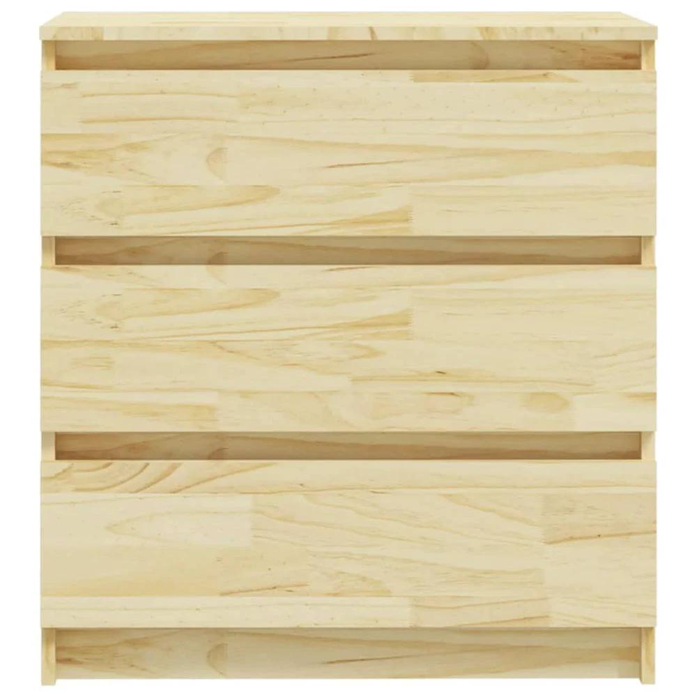 vidaXL Bedside Cabinet 60x36x64 cm vidaXL Solid Pinewood - Nightstands Bedside Table