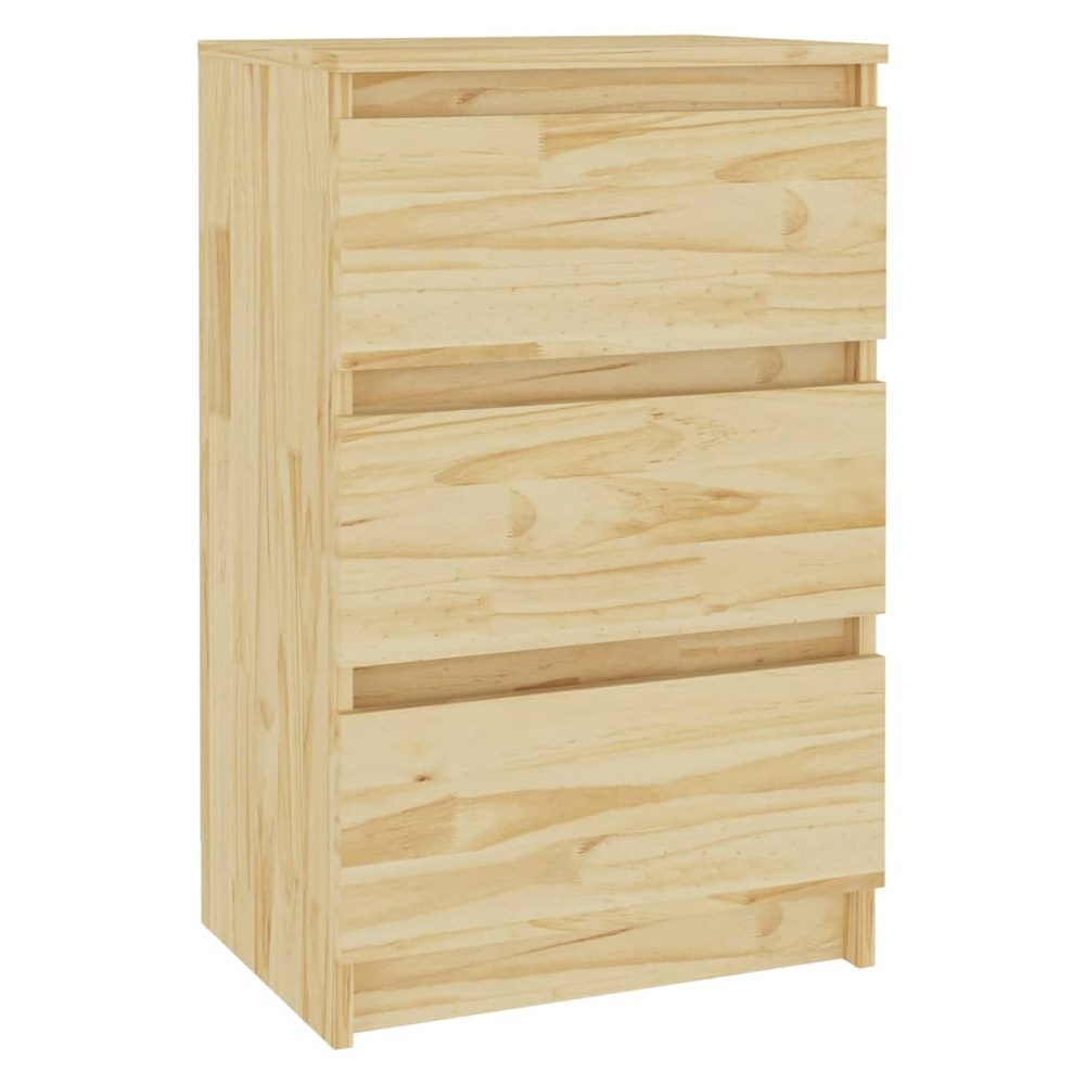 vidaXL Bedside Cabinet 40x29.5x64 cm vidaXL Solid Pine Wood - Nightstands Bedside Table
