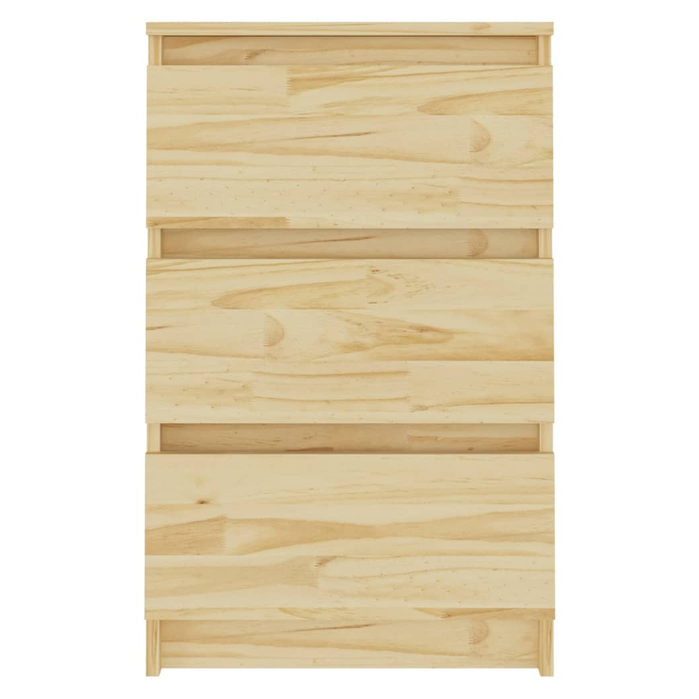 vidaXL Bedside Cabinet 40x29.5x64 cm vidaXL Solid Pine Wood - Nightstands Bedside Table