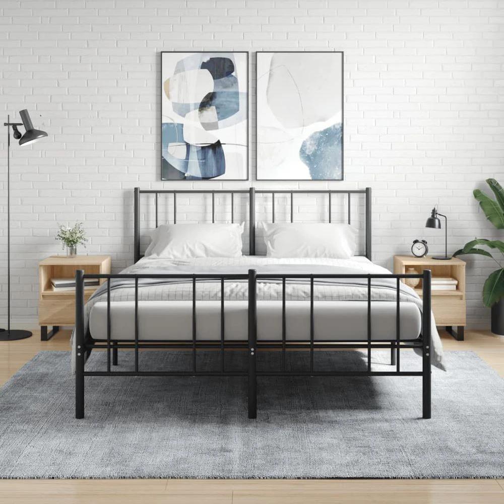 Bedside Cabinet White 40x35x50 cm vidaXL Engineered Wood by vidaXL