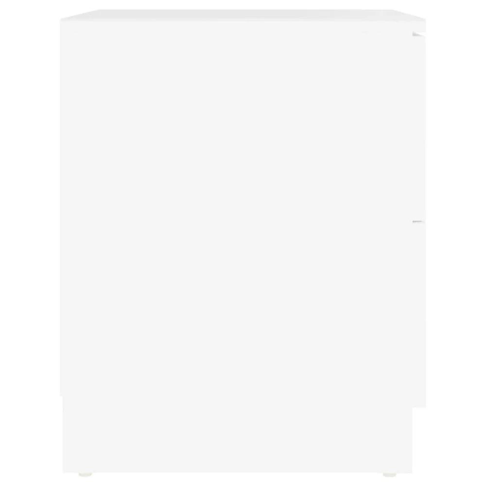 vidaXL Bedside Cabinet White 40x40x50 cm vidaXL Engineered Wood - Nightstands Bedside Table