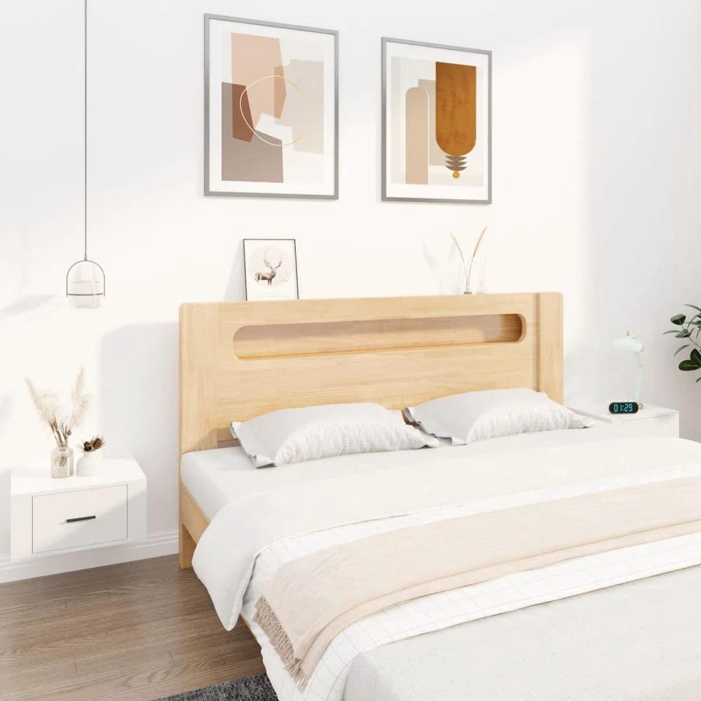 vidaXL Wall-mounted Bedside Cabinet White 50x36x25 cm - Nightstands Bedside Table
