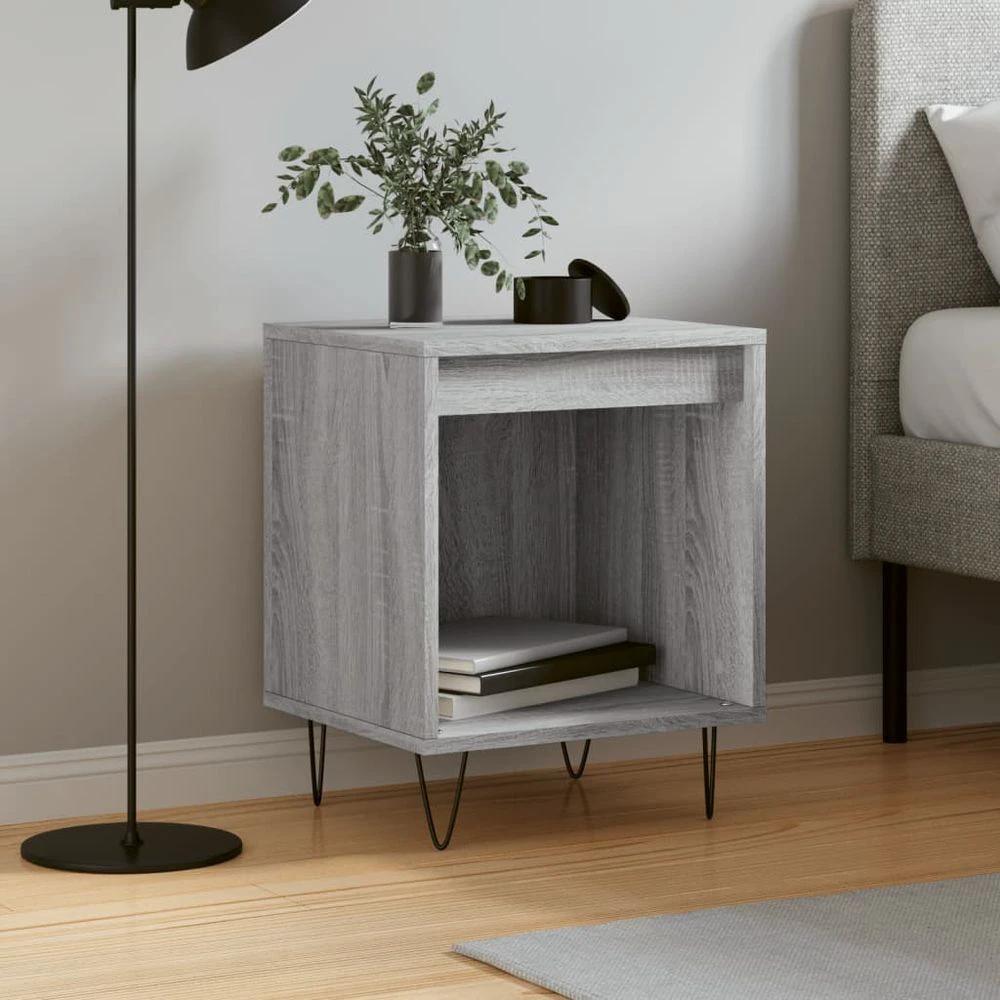 Bedside Cabinet White 40x35x50 cm vidaXL Engineered Wood by vidaXL
