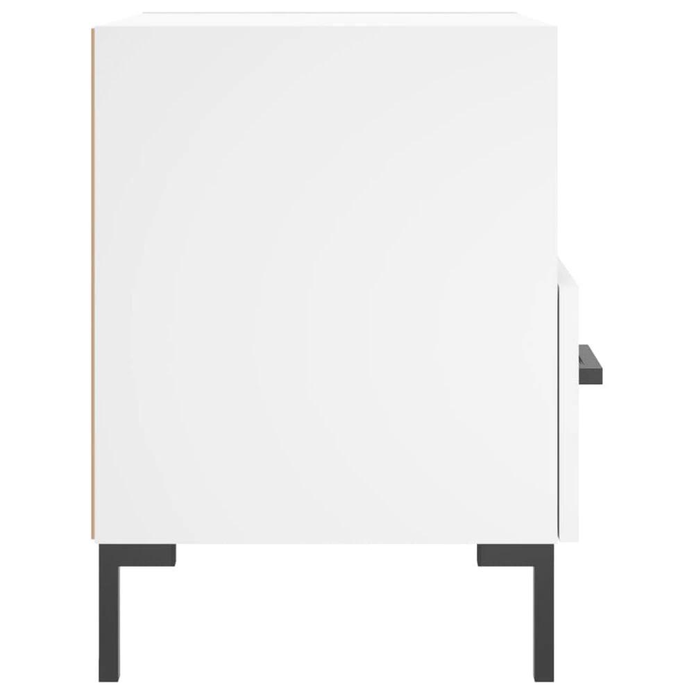 Bedside Cabinet White 40x35x47.5 cm vidaXL Engineered Wood by vidaXL