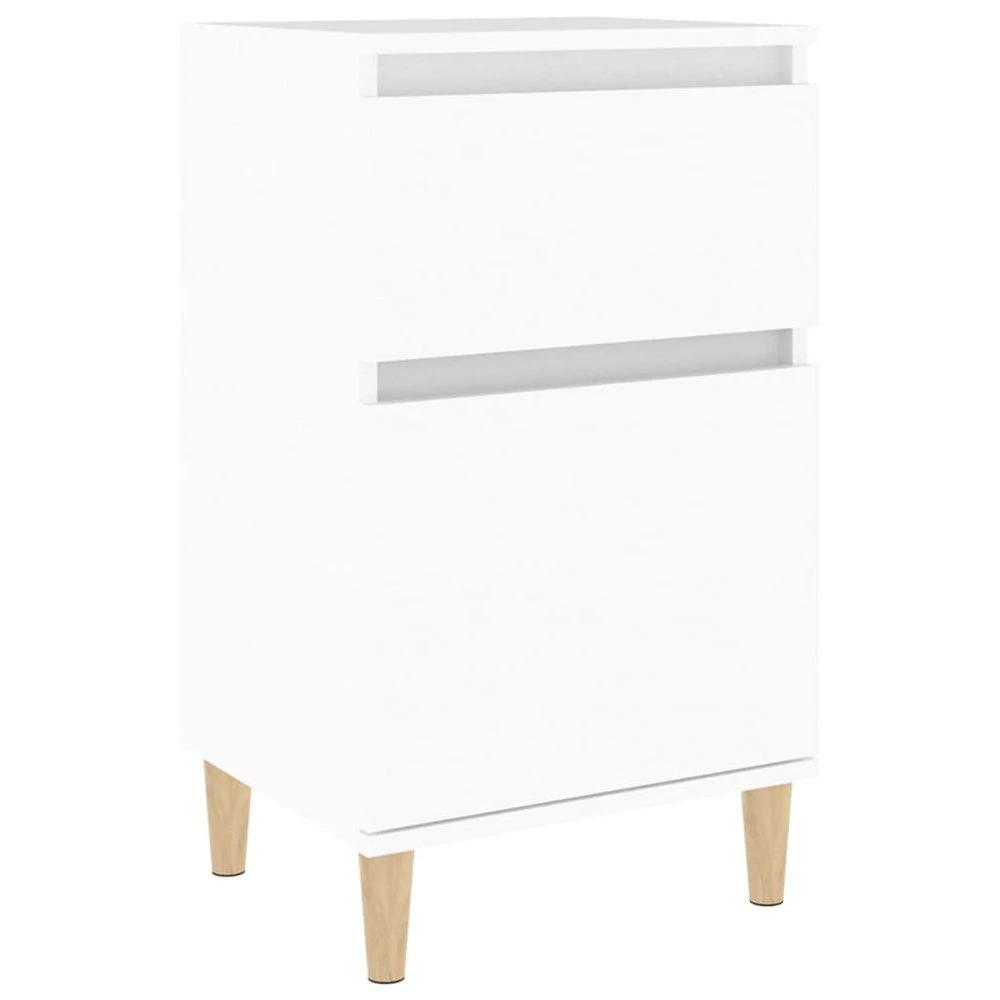 vidaXL Bedside Cabinet White 40x35x70 cm vidaXL - Nightstands Bedside Table