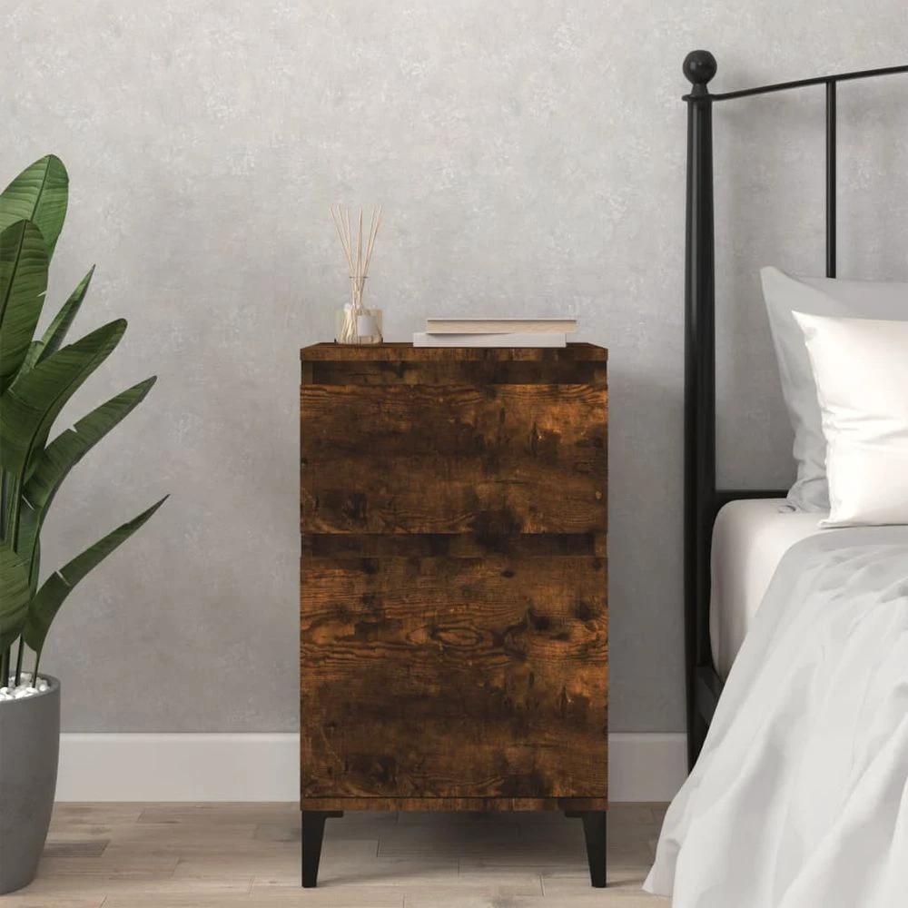 vidaXL Bedside Cabinet White 40x35x70 cm vidaXL - Nightstands Bedside Table