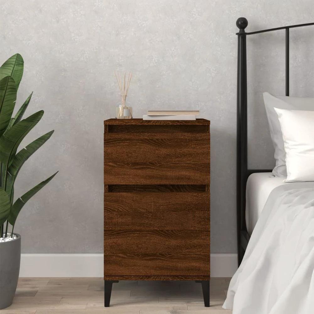 vidaXL Bedside Cabinet White 40x35x70 cm vidaXL - Nightstands Bedside Table