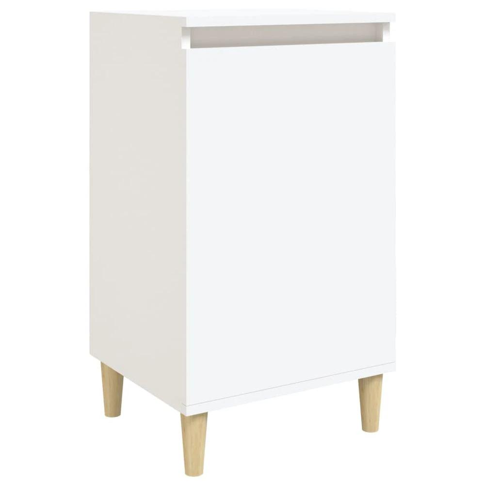 Bedside Cabinet White 40x35x70 cm vidaXL Engineered Wood by vidaXL