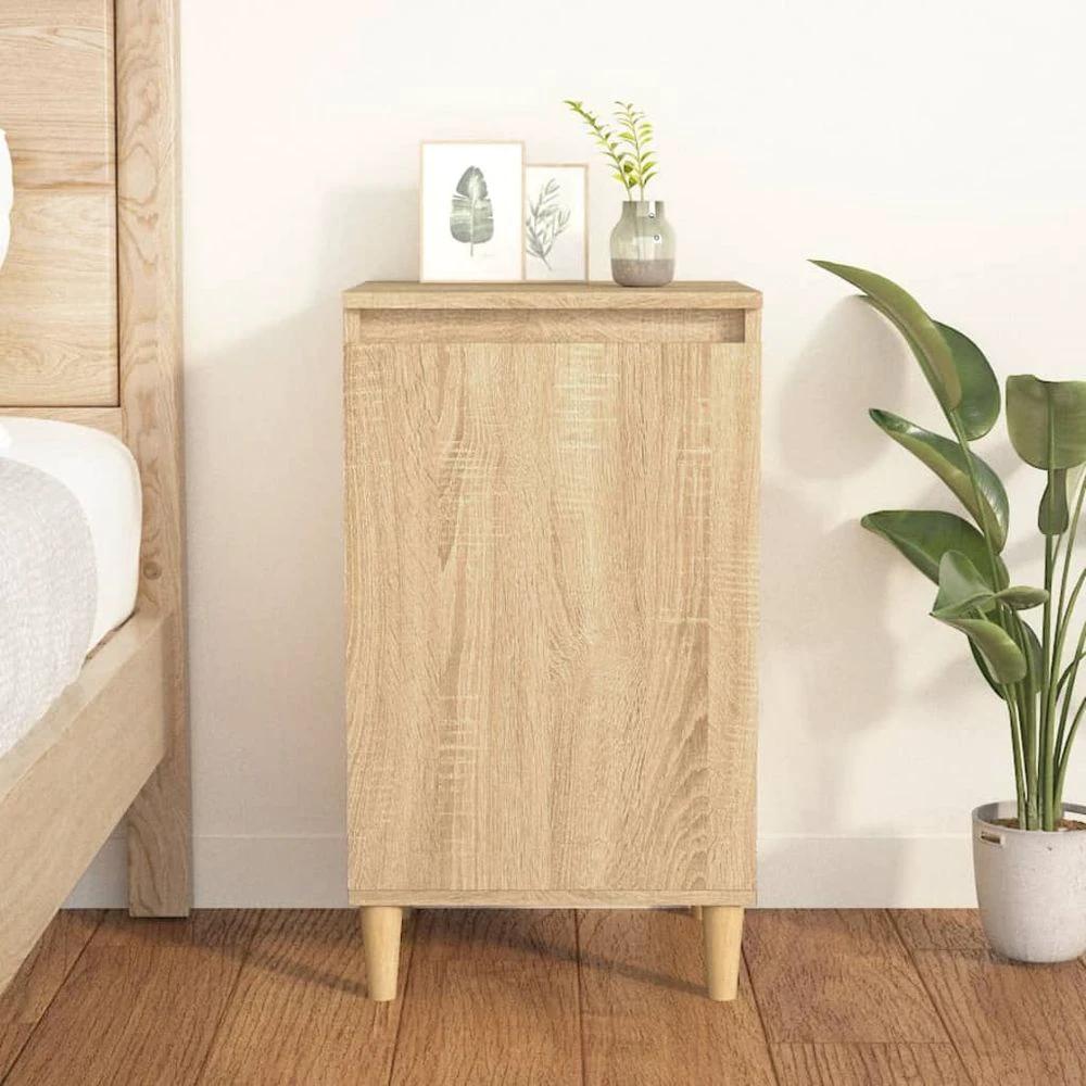 Bedside Cabinet White 40x35x70 cm vidaXL Engineered Wood by vidaXL