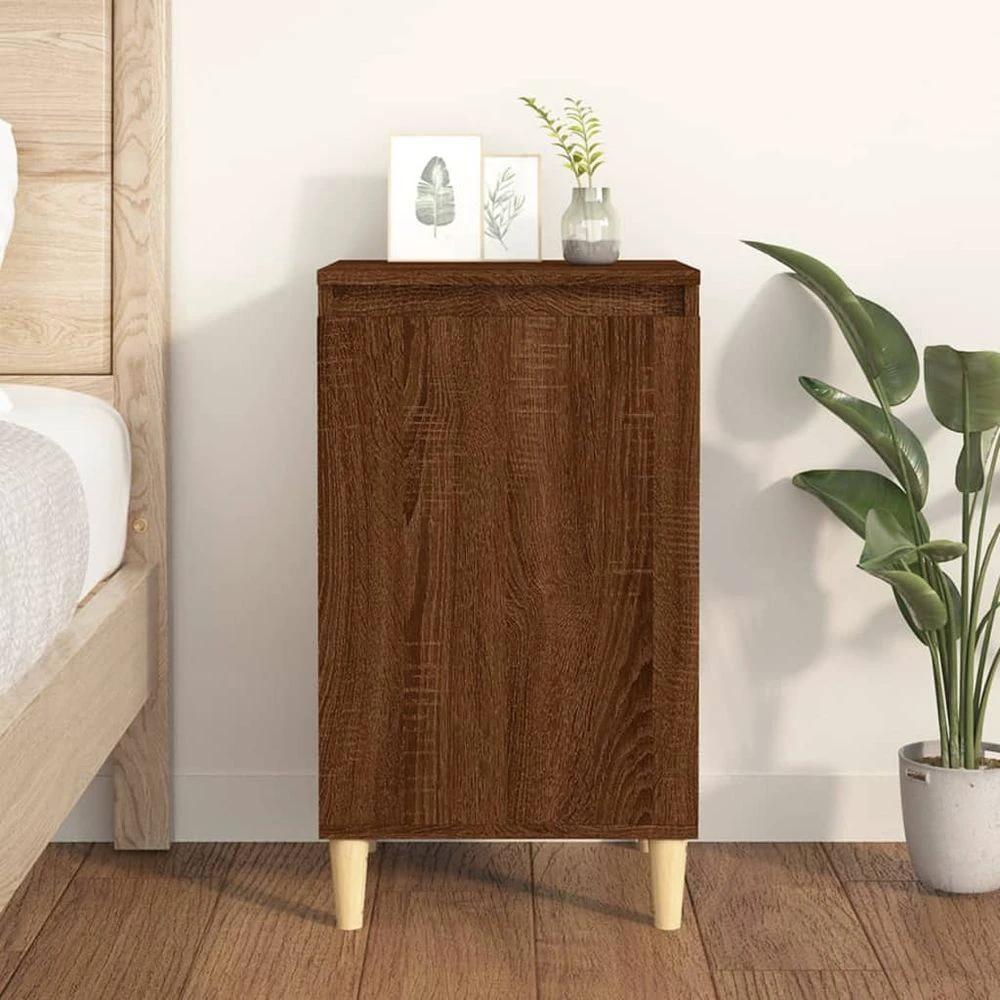Bedside Cabinet White 40x35x70 cm vidaXL Engineered Wood by vidaXL