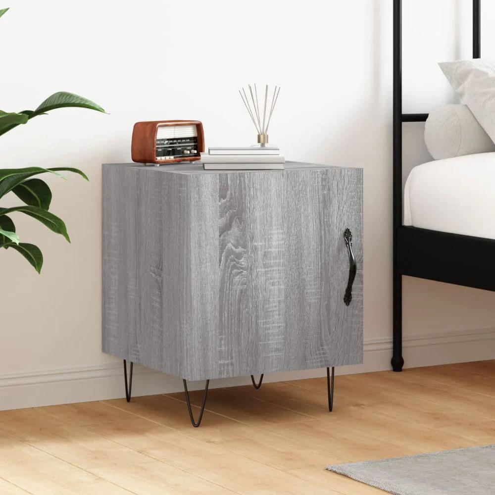 vidaXL Bedside Cabinet White 40x40x50 cm vidaXL Engineered Wood - Nightstands Bedside Table