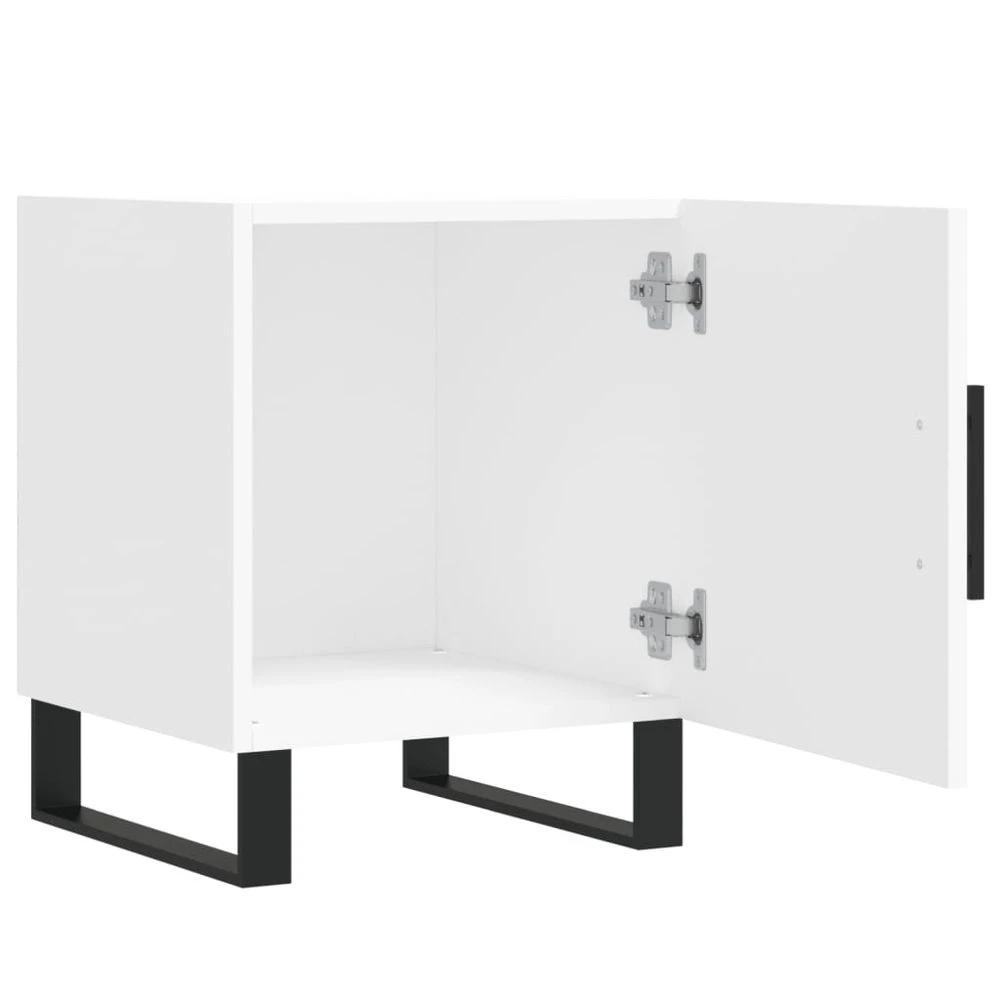vidaXL Bedside Cabinet White 40x40x50 cm vidaXL Engineered Wood - Nightstands Bedside Table