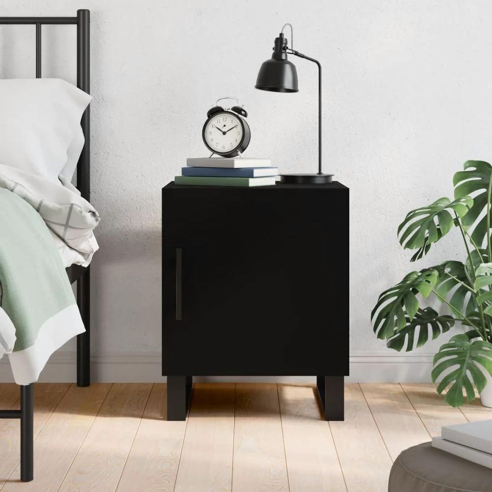 vidaXL Bedside Cabinet White 40x40x50 cm vidaXL Engineered Wood - Nightstands Bedside Table