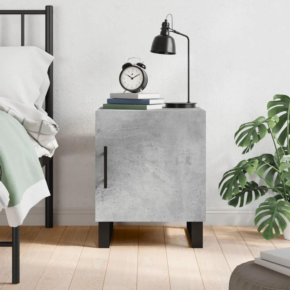 vidaXL Bedside Cabinet White 40x40x50 cm vidaXL Engineered Wood - Nightstands Bedside Table