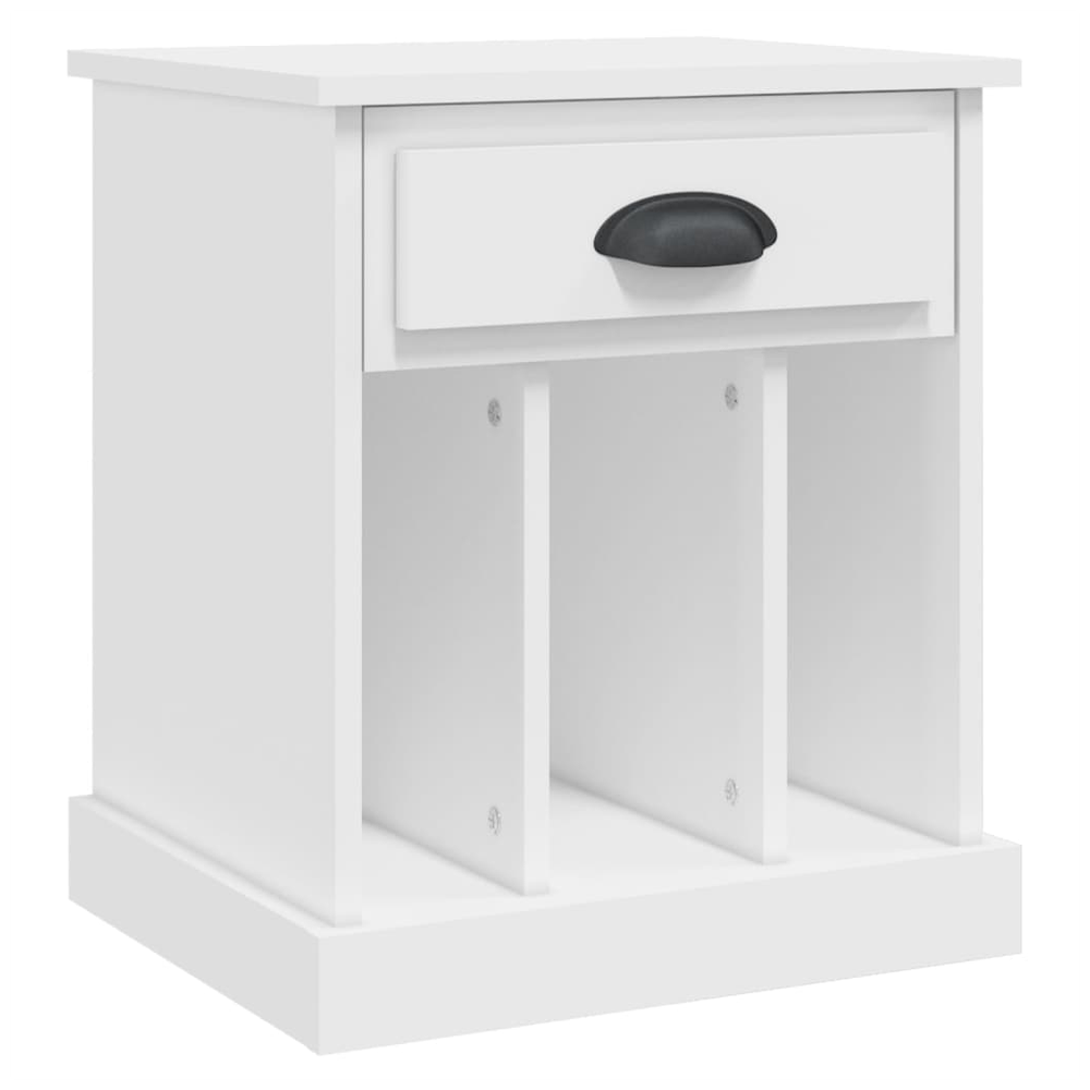 Bedside Cabinet White 43x36x50 cm vidaXL by vidaXL