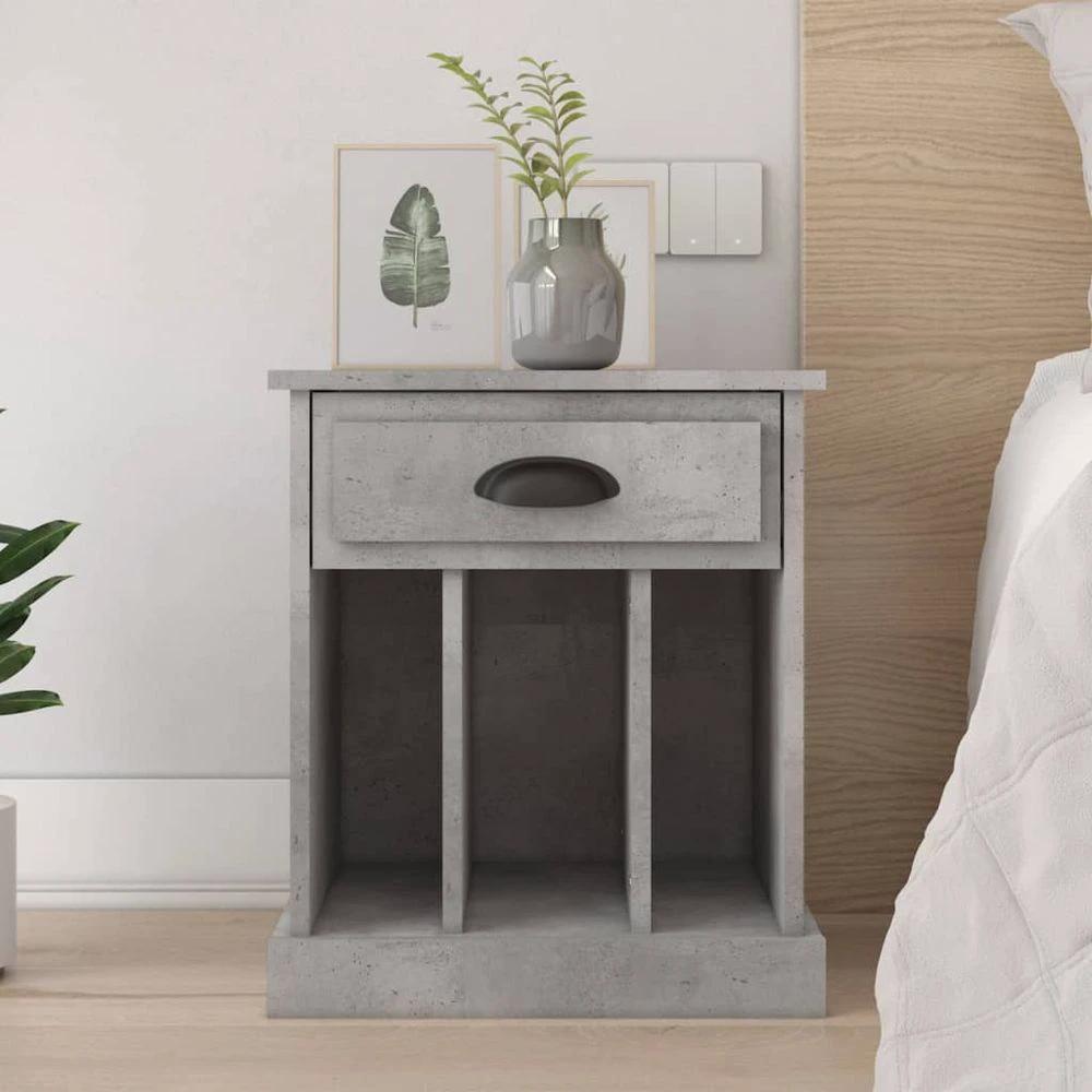 Bedside Cabinet White 43x36x50 cm vidaXL by vidaXL