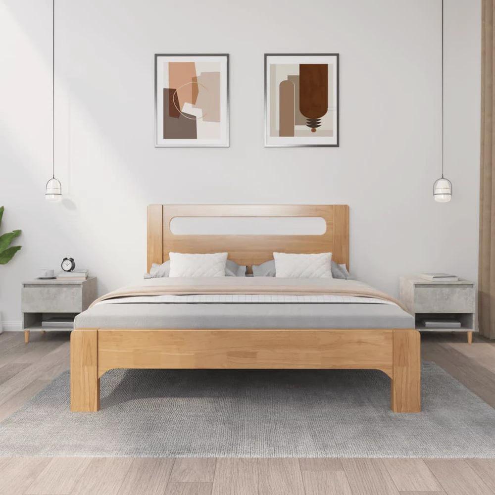 Bedside Table White 50x46x50 vidaXL Engineered Wood by vidaXL