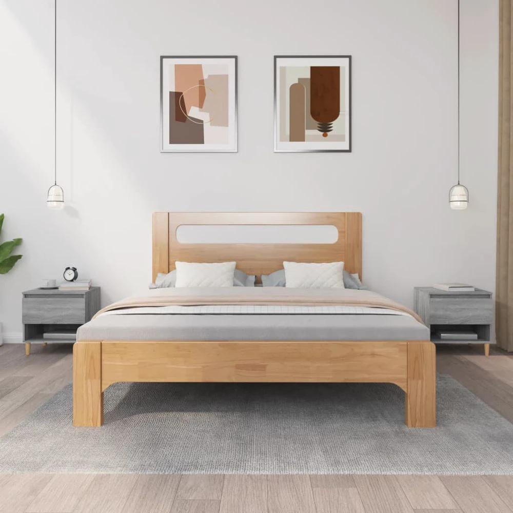 Bedside Table White 50x46x50 vidaXL Engineered Wood by vidaXL