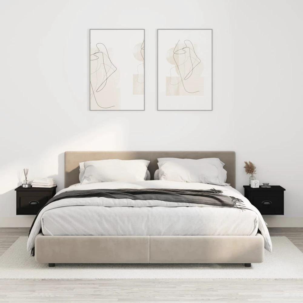 Wall-mounted Bedside Cabinet White 41.5x36x28cm by vidaXL